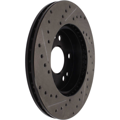 StopTech  Sport Drilled/Slotted Brake Rotor; Front Left
