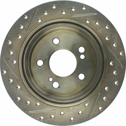 StopTech Slotted & Drilled Sport Brake Rotor 127.35018L