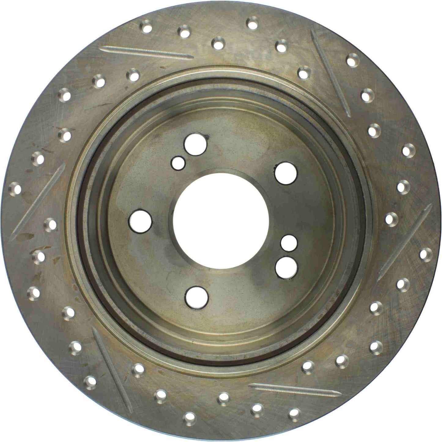 StopTech Slotted & Drilled Sport Brake Rotor 127.35018R