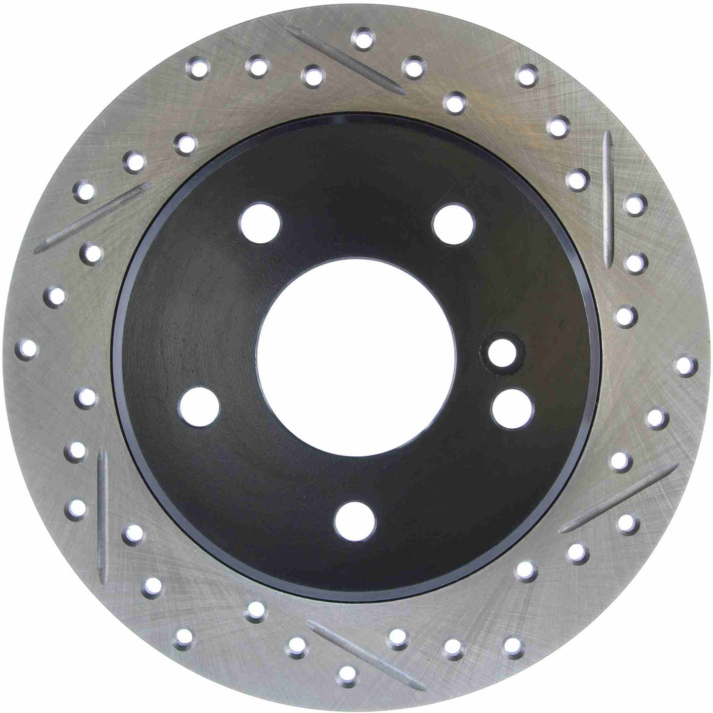 StopTech Sport Drilled/Slotted Brake Rotor; Rear Left