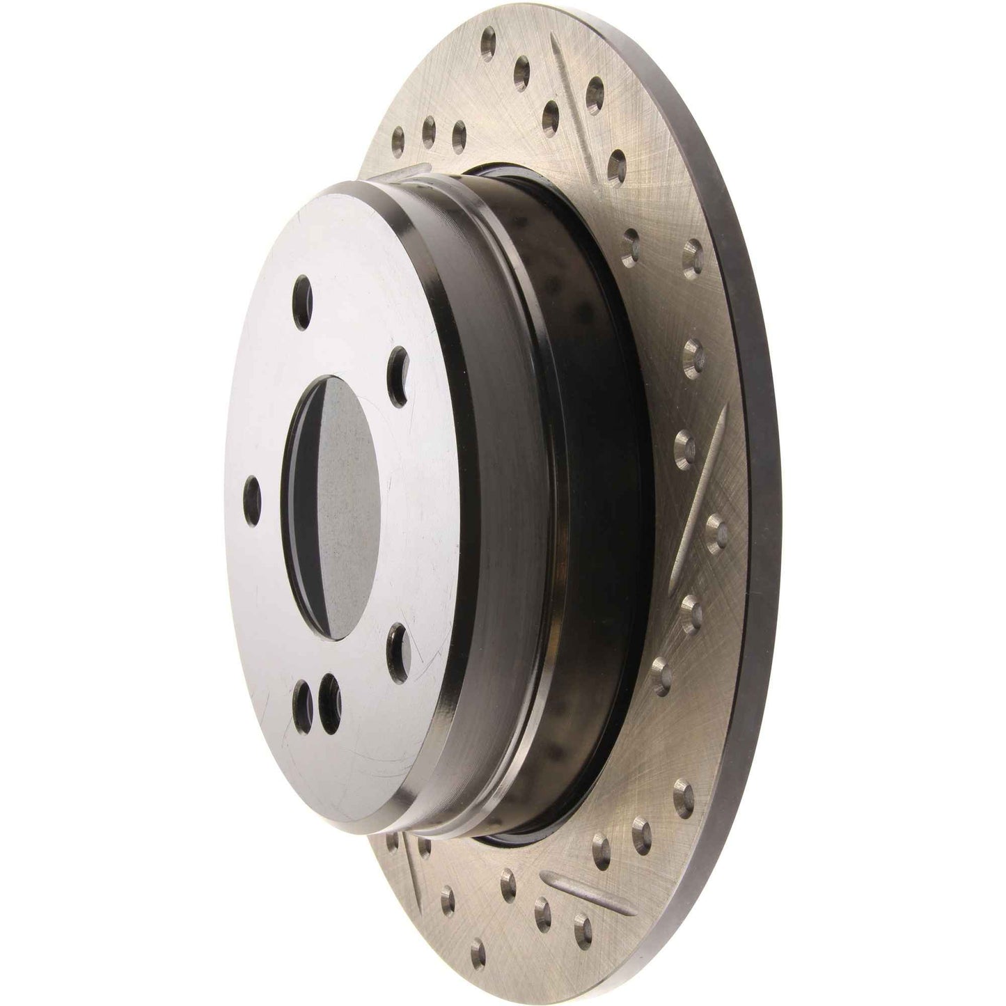 StopTech Sport Drilled/Slotted Brake Rotor; Rear Left