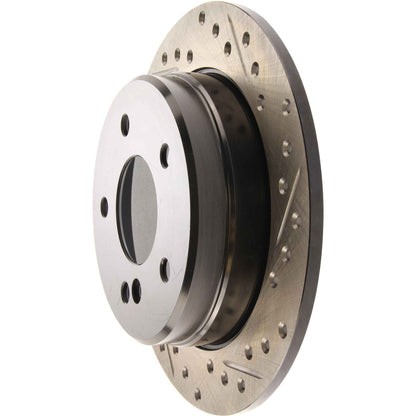 StopTech Sport Drilled/Slotted Brake Rotor; Rear Left