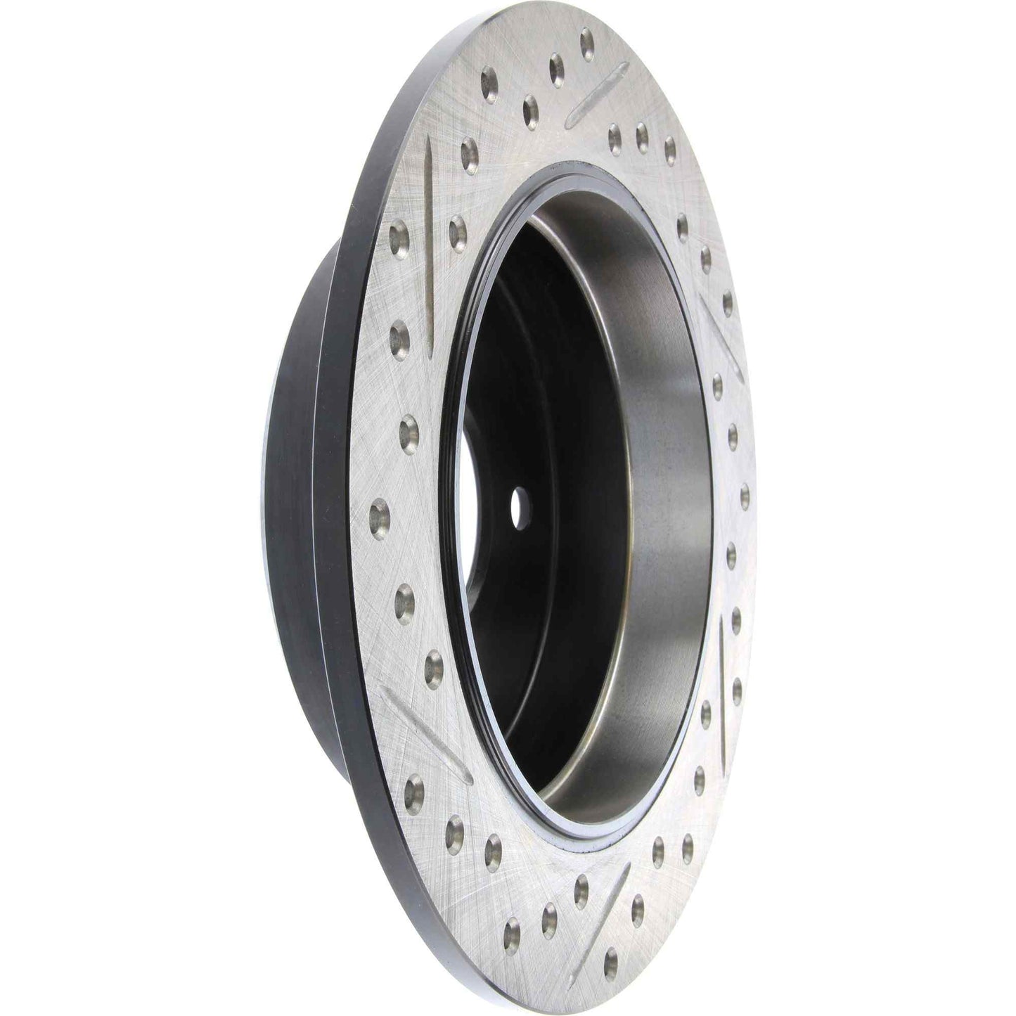 StopTech Sport Drilled/Slotted Brake Rotor; Rear Left