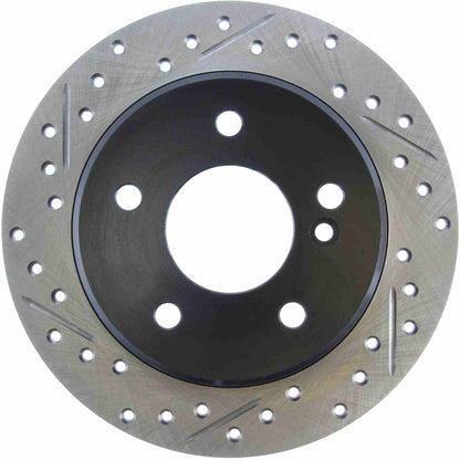 StopTech Sport Drilled/Slotted Brake Rotor; Rear Right