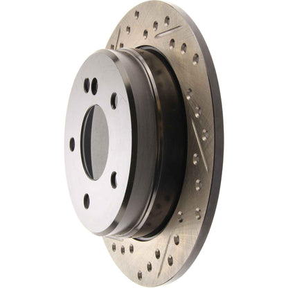 StopTech Sport Drilled/Slotted Brake Rotor; Rear Right