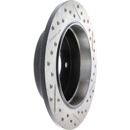 StopTech Sport Drilled/Slotted Brake Rotor; Rear Right