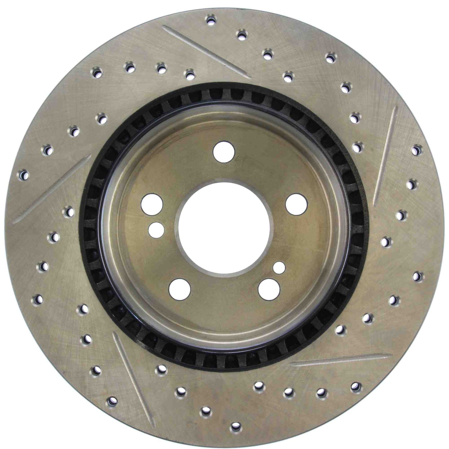 StopTech Sport Cryo Drilled/Slotted Brake Rotor; Rear Right