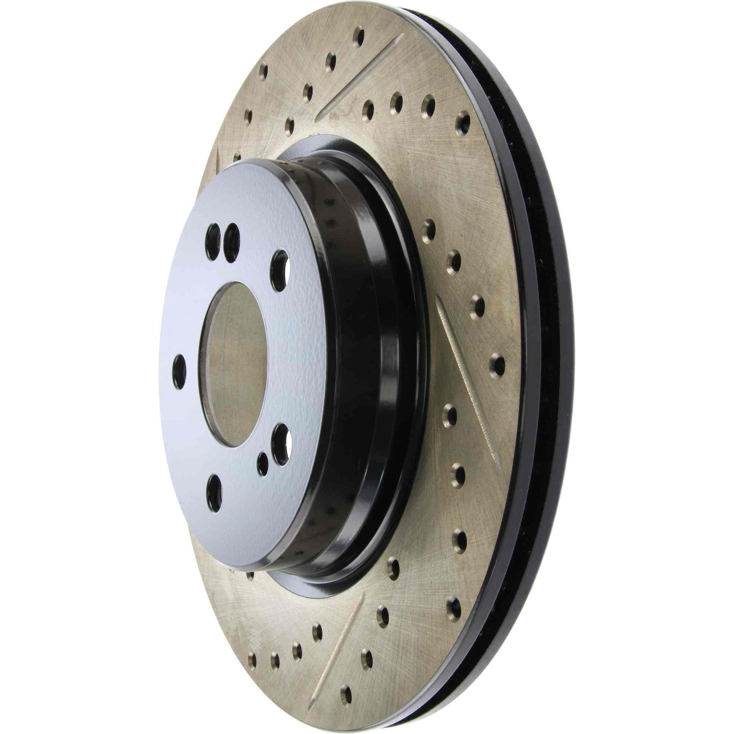 StopTech Sport Cryo Drilled/Slotted Brake Rotor; Rear Right