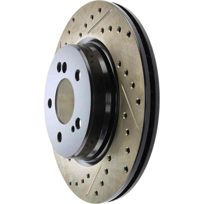 StopTech Sport Cryo Drilled/Slotted Brake Rotor; Rear Right