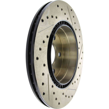 StopTech Sport Cryo Drilled/Slotted Brake Rotor; Rear Right