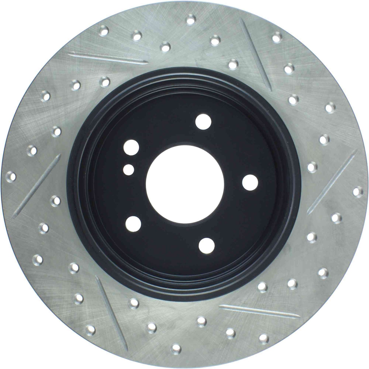 StopTech Mercedes Benz C Series/E Series/SLK Series Rear Right Slotted & Drilled Rotor 127.35034R