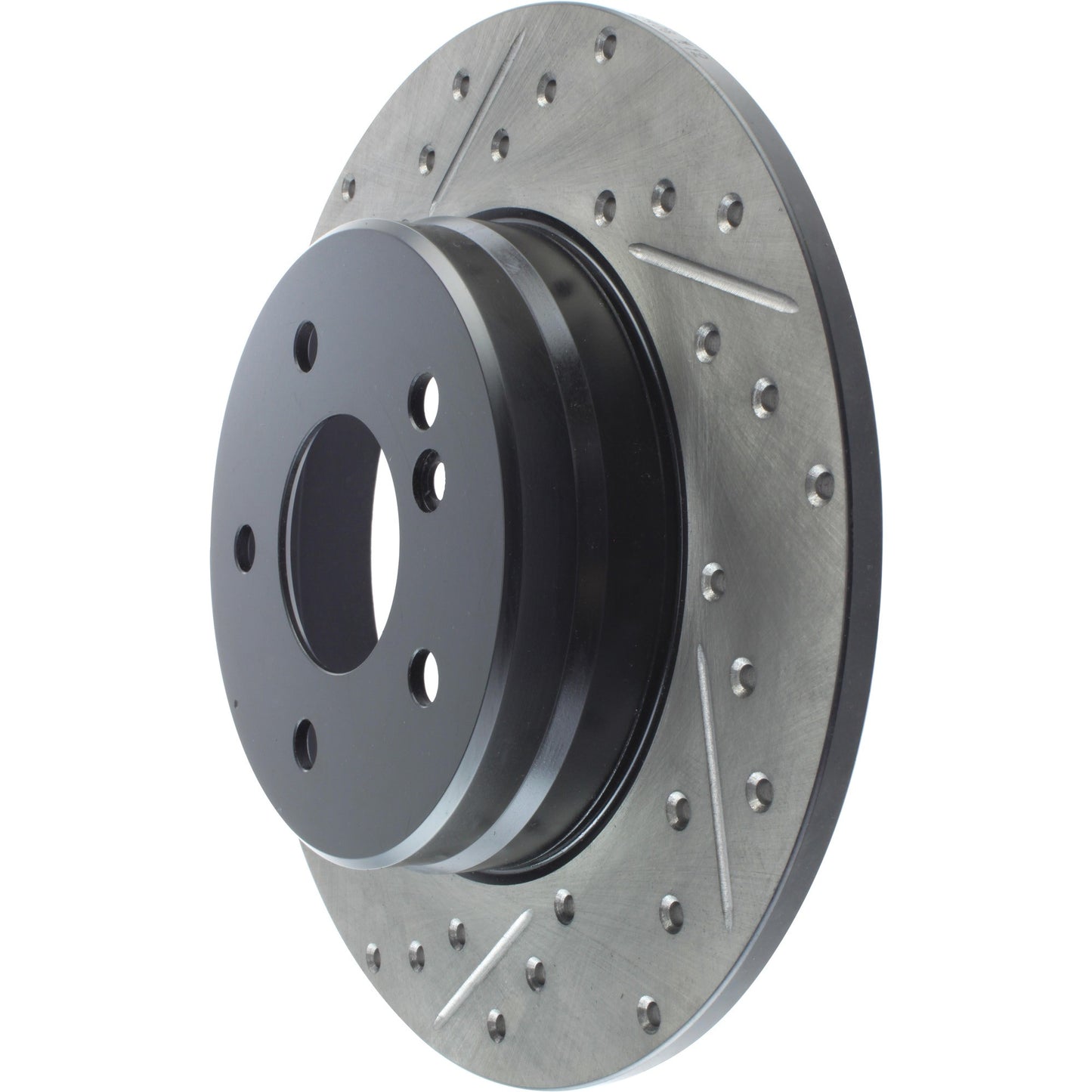 StopTech Mercedes Benz C Series/E Series/SLK Series Rear Right Slotted & Drilled Rotor 127.35034R