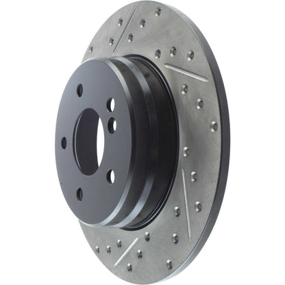 StopTech Mercedes Benz C Series/E Series/SLK Series Rear Right Slotted & Drilled Rotor 127.35034R