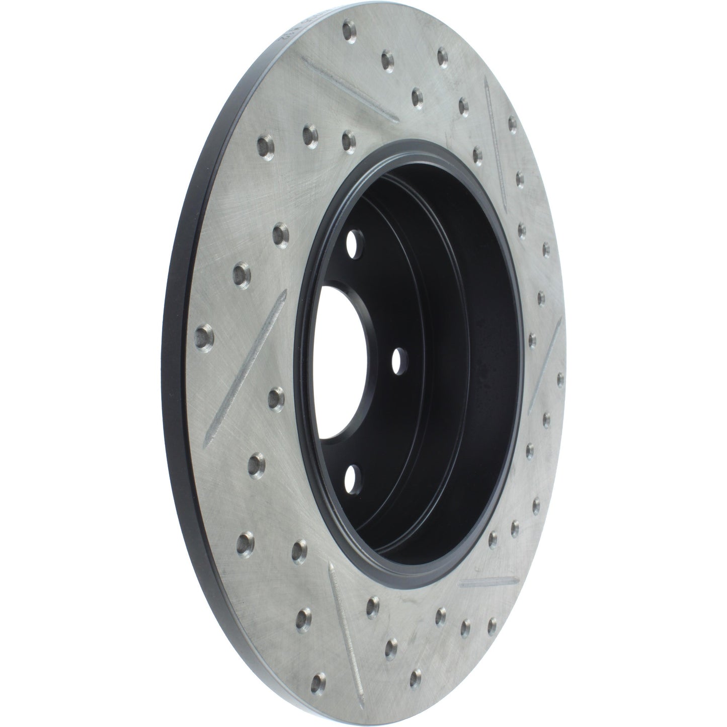 StopTech Mercedes Benz C Series/E Series/SLK Series Rear Right Slotted & Drilled Rotor 127.35034R