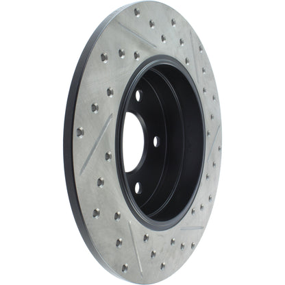 StopTech Mercedes Benz C Series/E Series/SLK Series Rear Right Slotted & Drilled Rotor 127.35034R