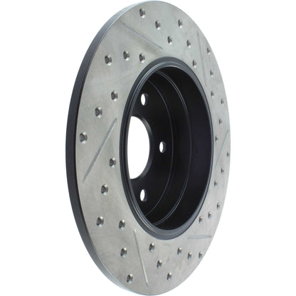StopTech Mercedes Benz C Series/E Series/SLK Series Rear Right Slotted & Drilled Rotor 127.35034R