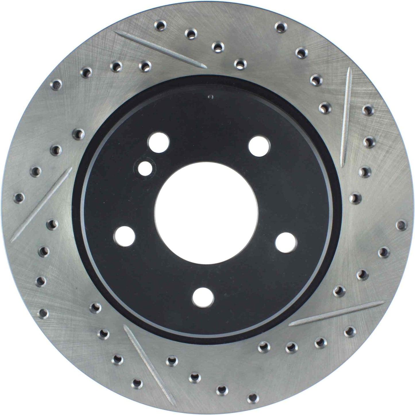 StopTech 05-06 Mercedes Benz C55 AMG Sportstop Slotted and Drilled Left Rear CRYO Rotor 127.35048CL