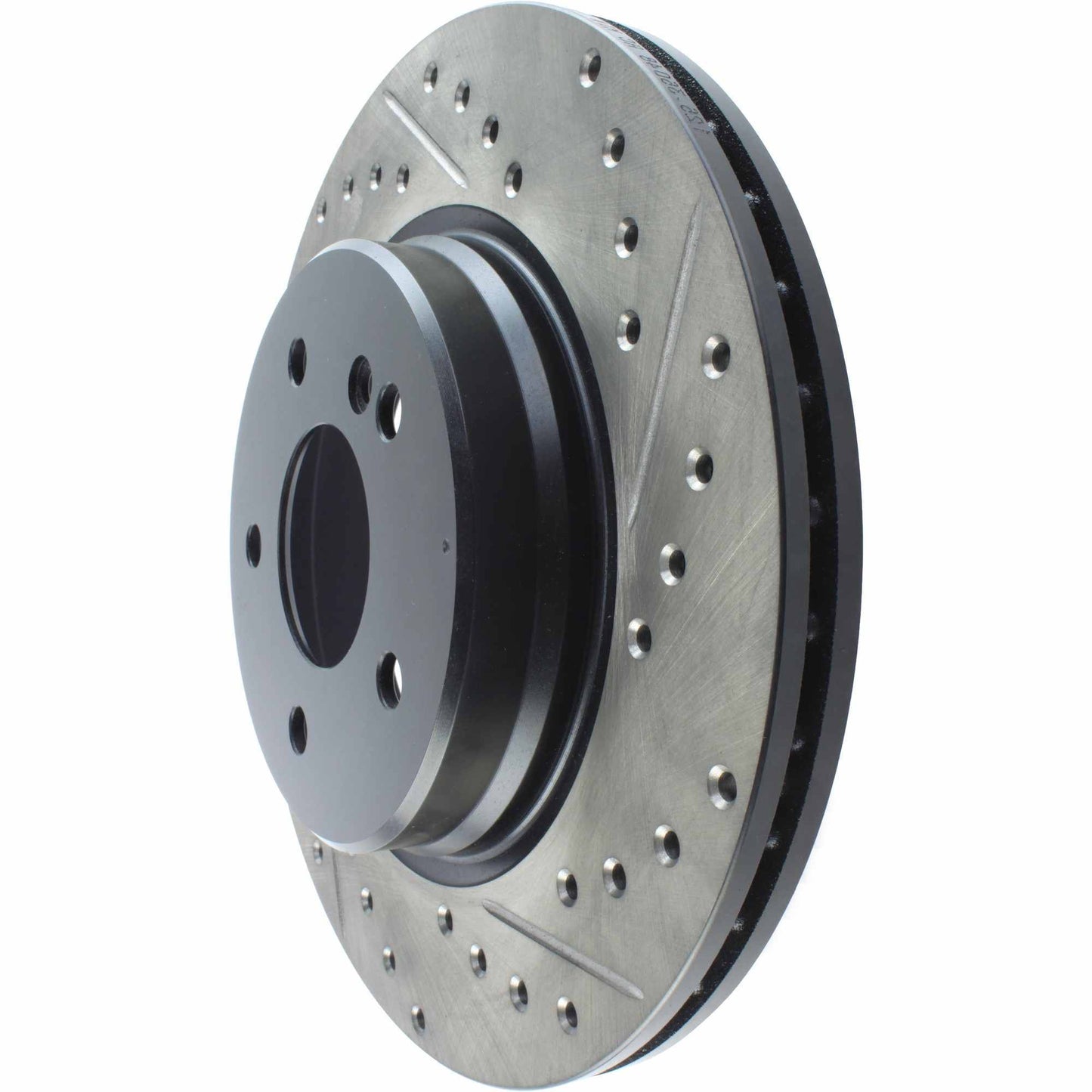 StopTech 05-06 Mercedes Benz C55 AMG Sportstop Slotted and Drilled Left Rear CRYO Rotor 127.35048CL