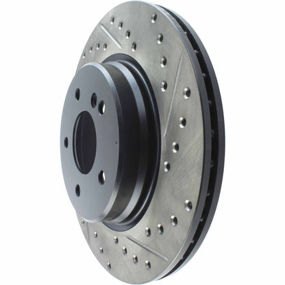 StopTech 05-06 Mercedes Benz C55 AMG Sportstop Slotted and Drilled Left Rear CRYO Rotor 127.35048CL