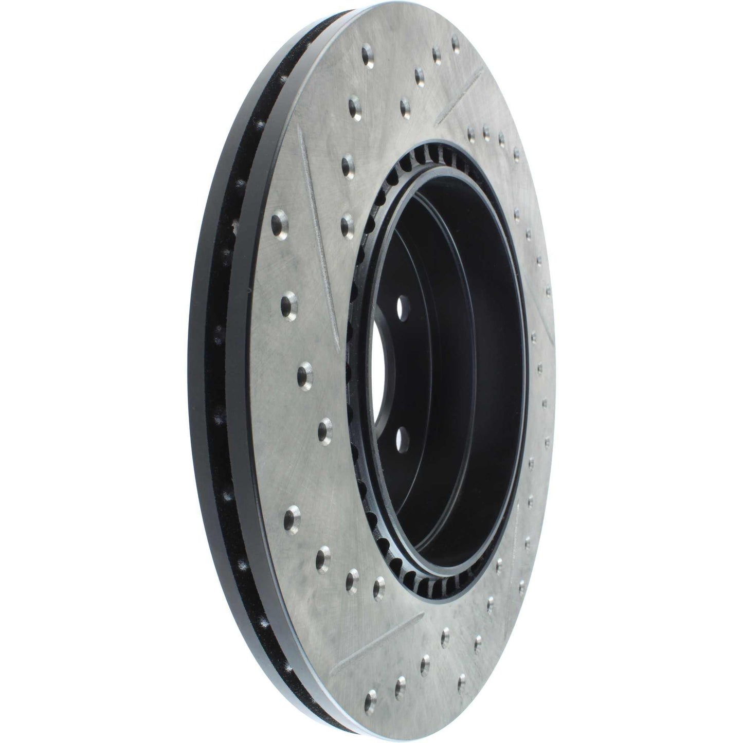 StopTech 05-06 Mercedes Benz C55 AMG Sportstop Slotted and Drilled Left Rear CRYO Rotor 127.35048CL