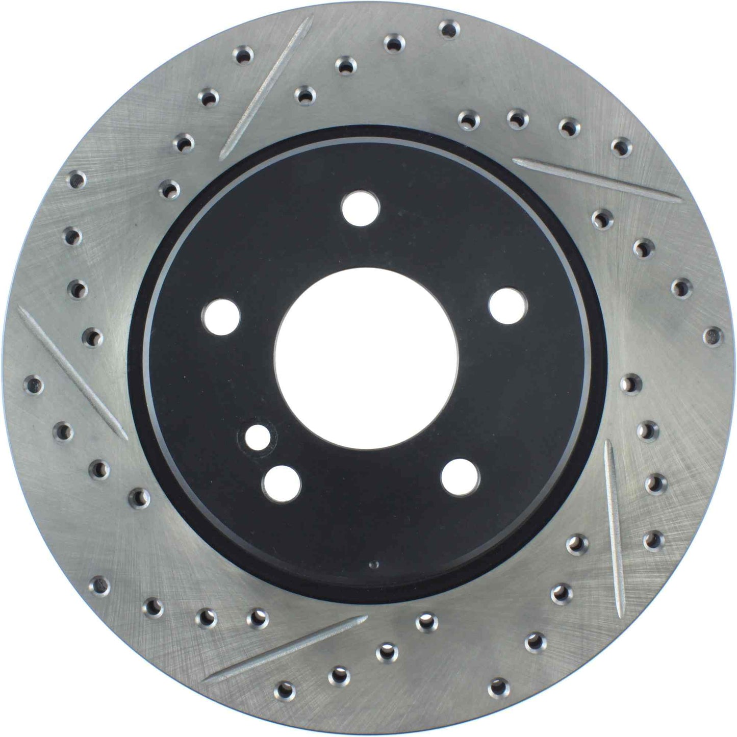 StopTech 05-06 Mercedes Benz C55 AMG Sportstop Slotted and Drilled Right Rear CRYO Rotor 127.35048CR