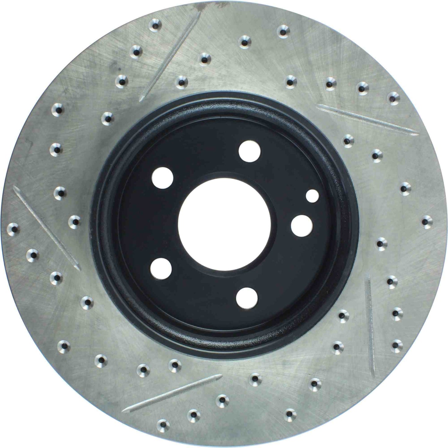 StopTech Sport Drilled/Slotted Brake Rotor; Front Left