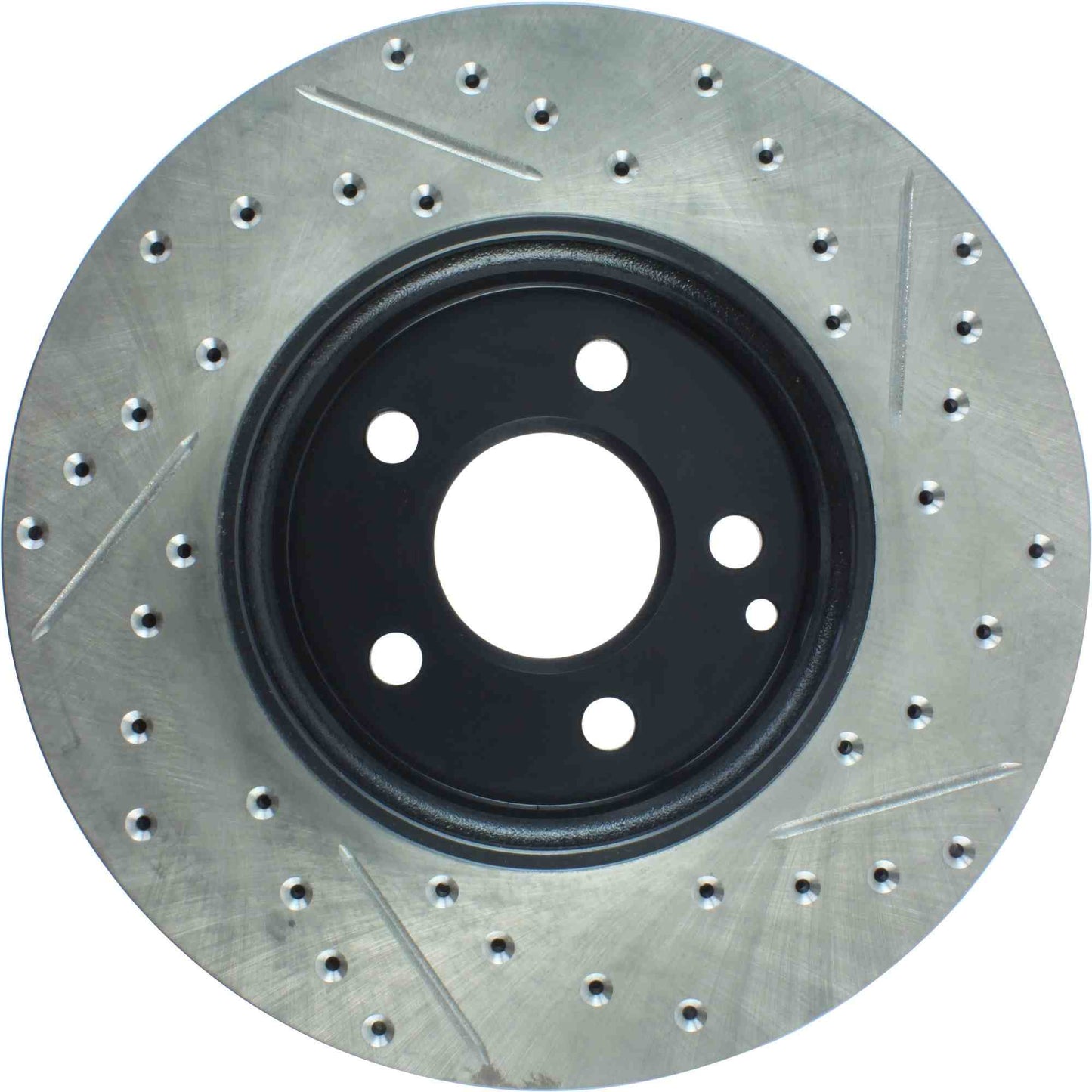 StopTech Sport Drilled/Slotted Brake Rotor; Front Right