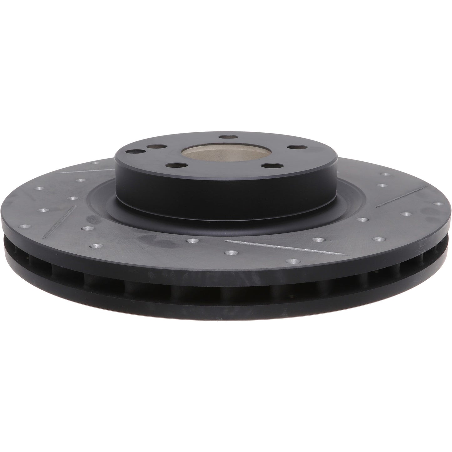 StopTech 05-09 Mercedes Benz CLS500/CLS550 / 09 E500/E550 Slotted & Drilled Left Front Rotors 127.35080L