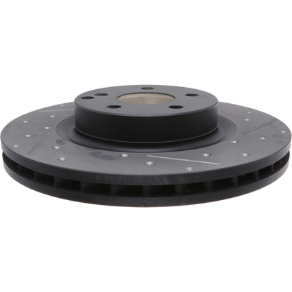StopTech 05-09 Mercedes Benz CLS500/CLS550 / 09 E500/E550 Slotted & Drilled Left Front Rotors 127.35080L