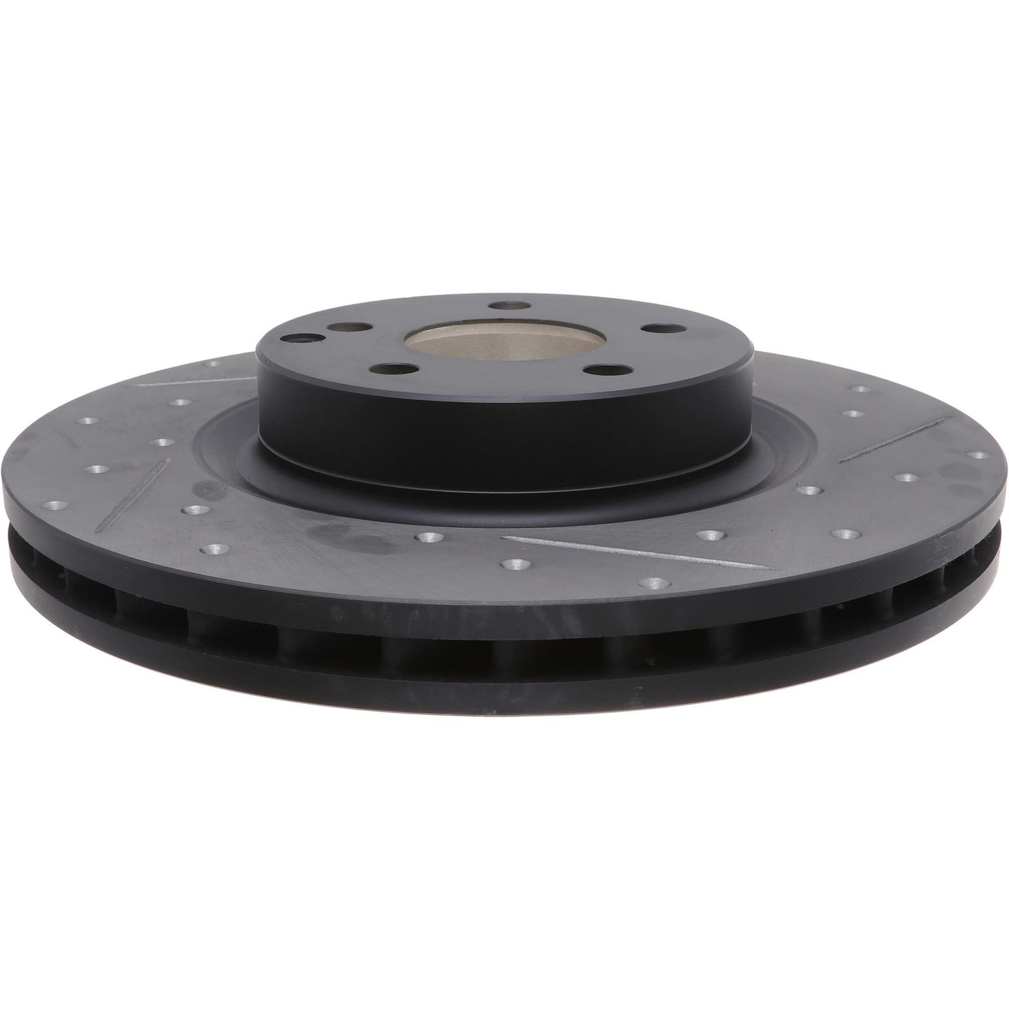 StopTech 05-09 Mercedes Benz CLS500/CLS550 / 09 E500/E550 Slotted & Drilled Left Front Rotors 127.35080L