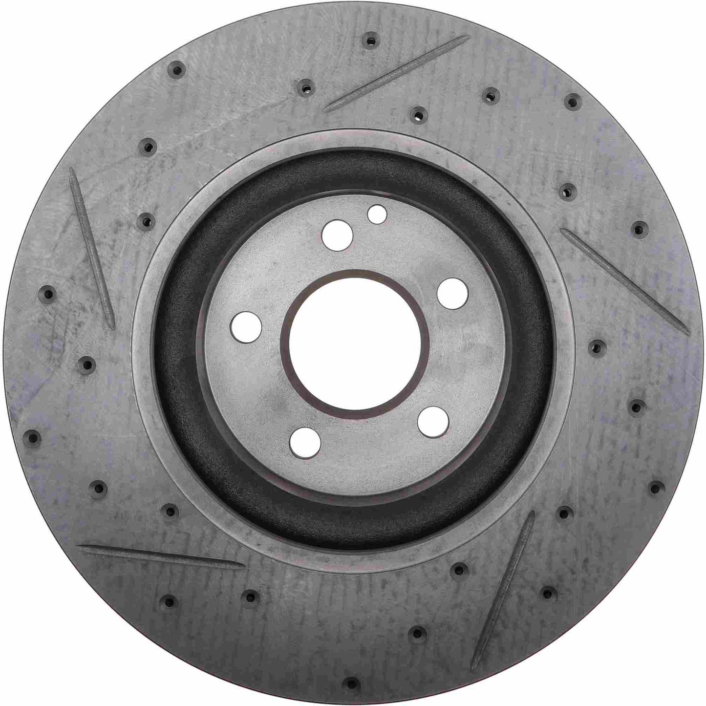 StopTech 05-09 Mercedes Benz CLS500/CLS550 / 09 E500/E550 Slotted & Drilled Left Front Rotors 127.35080L