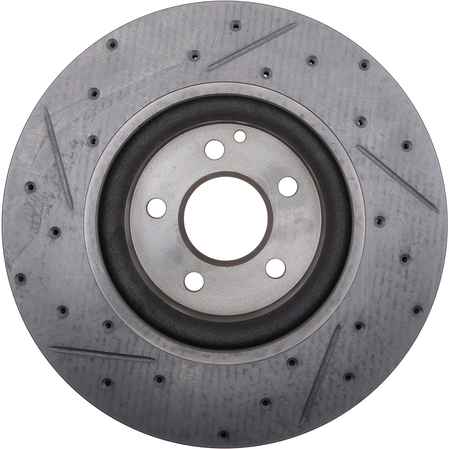 StopTech 05-09 Mercedes Benz CLS500/CLS550 / 09 E500/E550 Slotted & Drilled Left Front Rotors 127.35080L
