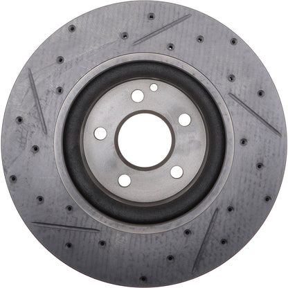 StopTech 05-09 Mercedes Benz CLS500/CLS550 / 09 E500/E550 Slotted & Drilled Left Front Rotors 127.35080L