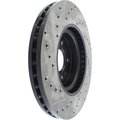 StopTech 06-12 Mercedes R350 Slotted & Drilled Front Left Cryo Sport Brake Rotor 127.35089CL