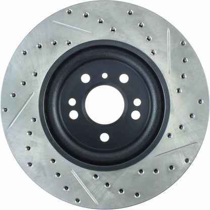 StopTech 06-12 Mercedes R350 Slotted & Drilled Front Right Cryo Sport Brake Rotor 127.35089CR