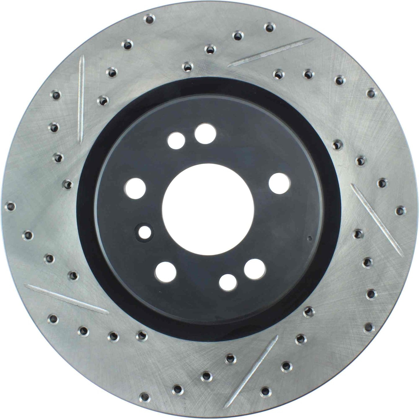 StopTech 06-12 Mercedes R350 Slotted & Drilled Front Right Cryo Sport Brake Rotor 127.35089CR