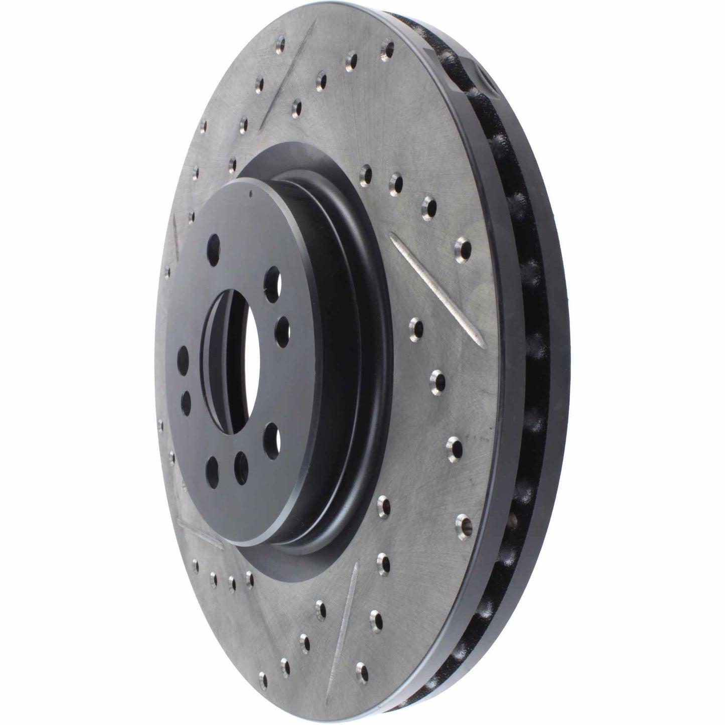 StopTech 06-12 Mercedes R350 Slotted & Drilled Front Right Cryo Sport Brake Rotor 127.35089CR
