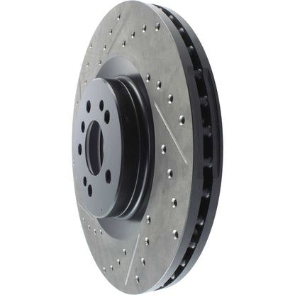 StopTech Slotted & Drilled Sport Brake Rotor 127.35091R