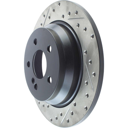 StopTech Sport Cryo Drilled/Slotted Brake Rotor; Rear Right