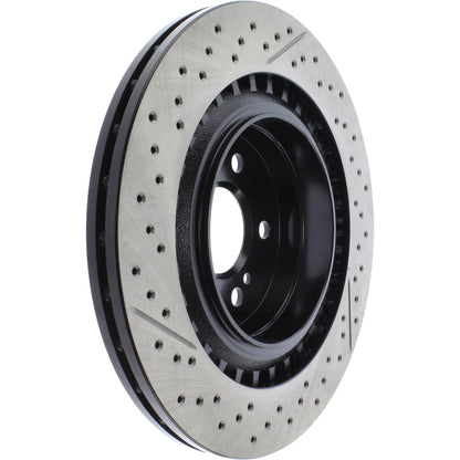 Centric Parts Disc Brake Rotor Premium OE Style Drilled and Slotted with Electro coating finish for 2008-2015 Mercedes-Benz C63 AMG 127.35119