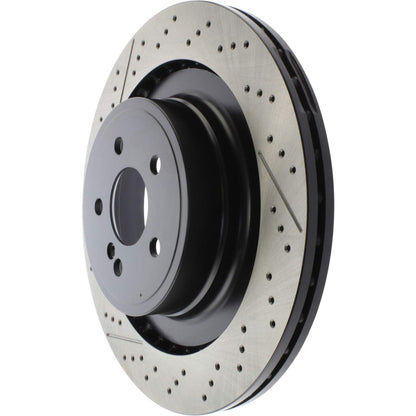 Centric Parts Disc Brake Rotor Premium OE Style Drilled and Slotted for 2012-2015 Mercedes-Benz C63 AMG CLS63 AMG E63 AMG 127.35121