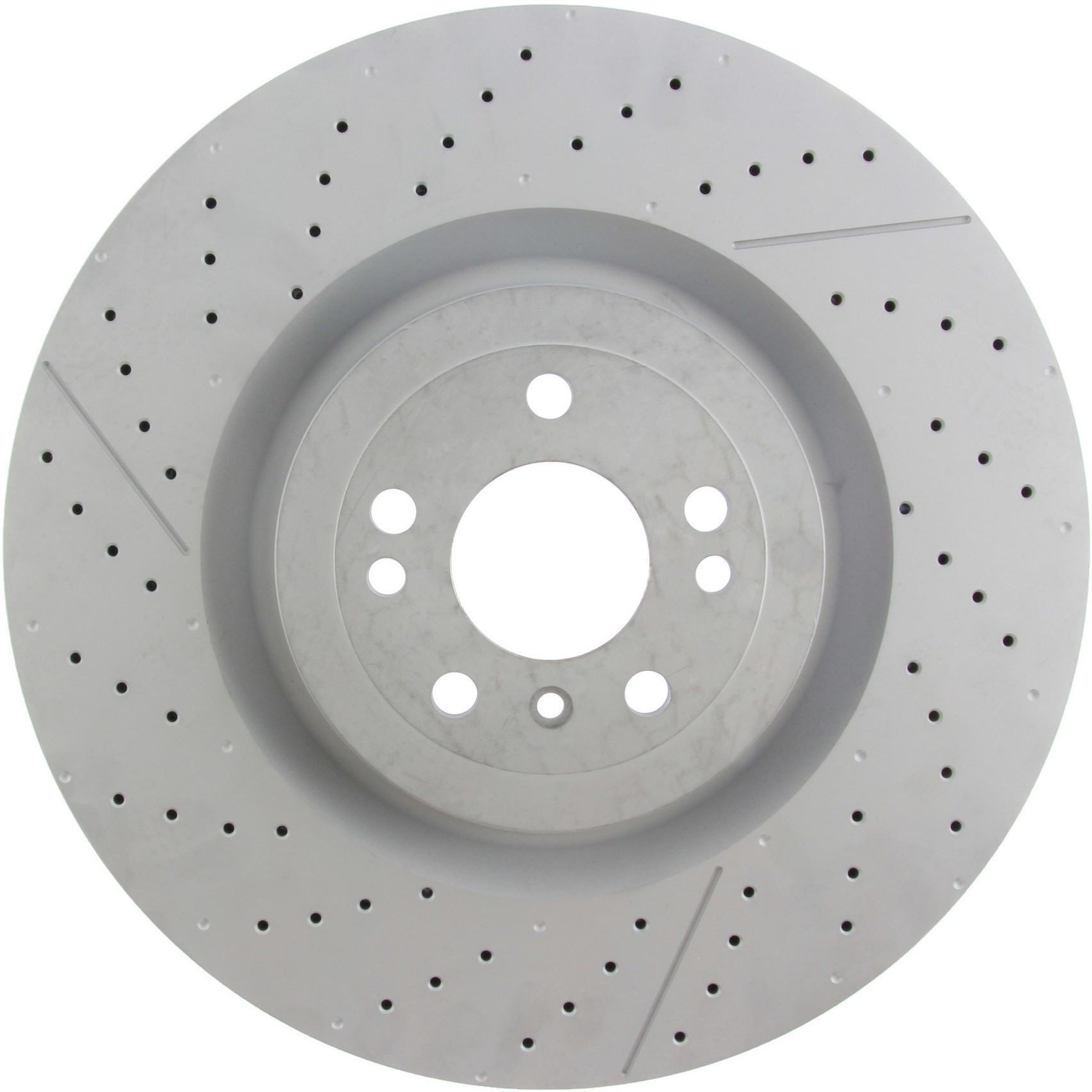 Stoptech Centric C-Tek 12-15 Mercedes-Benz ML63 AMG High Carbon OE Design Slotted / Drilled 1PC Brake Rotor 127.35130