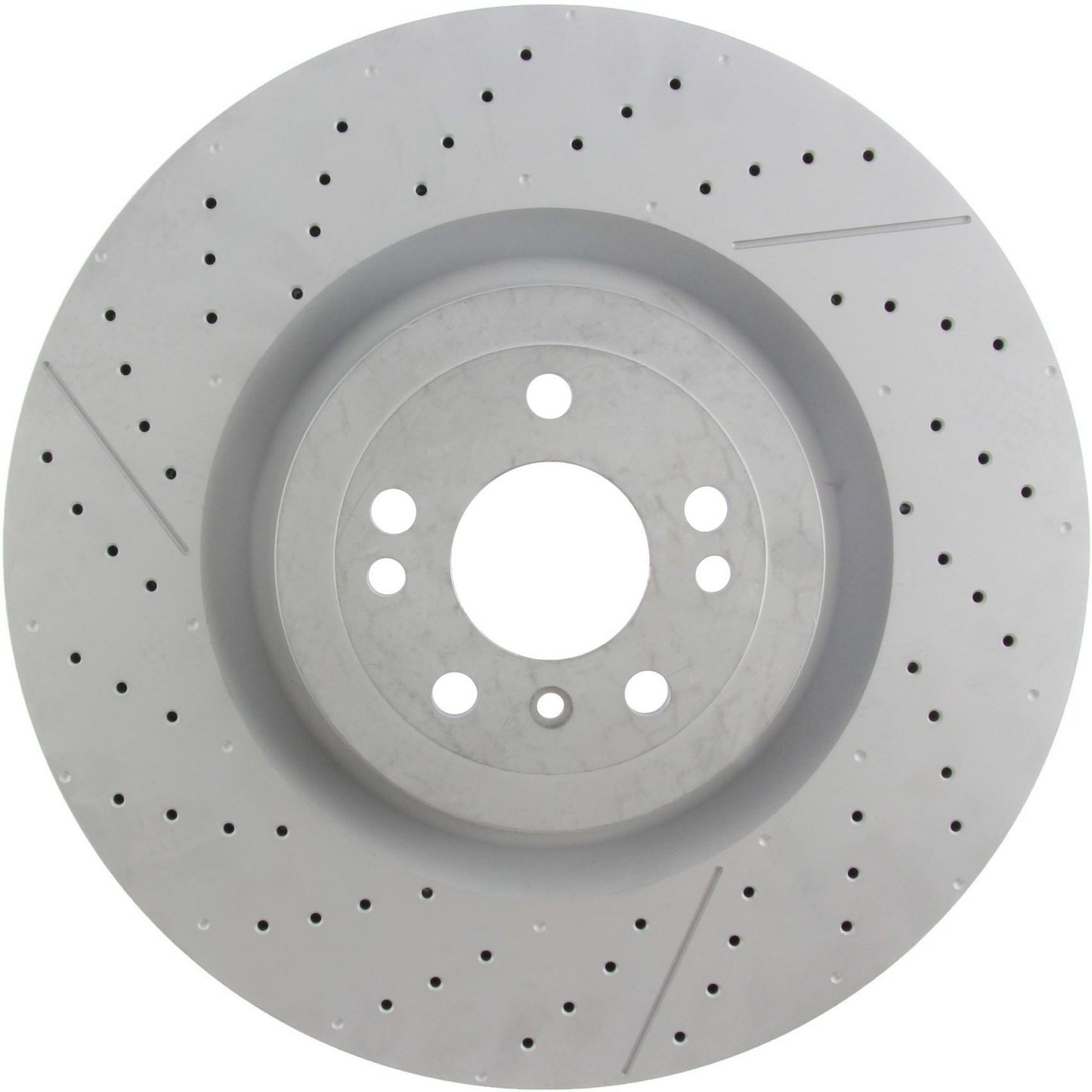 Centric Parts Disc Brake Rotor Premium OE Style Drilled and Slotted with Electro Coating for 2013-2016 Mercedes-Benz GL63 AMG, 2017-2019 GLE43/GLE63/GLS63/GLS550, 2012-2015 ML63 AMG