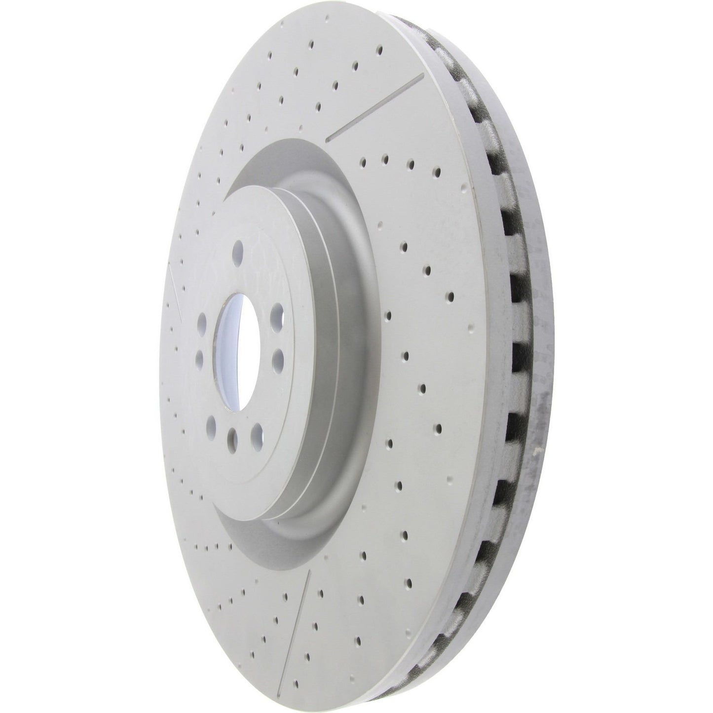 Centric Parts Disc Brake Rotor Premium OE Style Drilled and Slotted with Electro Coating for 2013-2016 Mercedes-Benz GL63 AMG, 2017-2019 GLE43/GLE63/GLS63/GLS550, 2012-2015 ML63 AMG