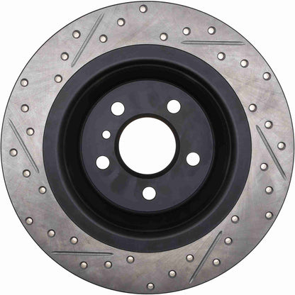 StopTech 17-19 Mercedes-Benz GLE43 AMG Sport Drilled & Slotted Rotor - Rear Left 127.35131L