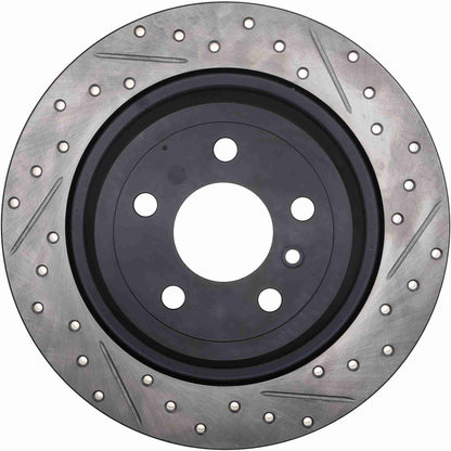 StopTech 17-19 Mercedes-Benz GLE43 AMG Sport Drilled & Slotted Rotor - Rear Left 127.35131L