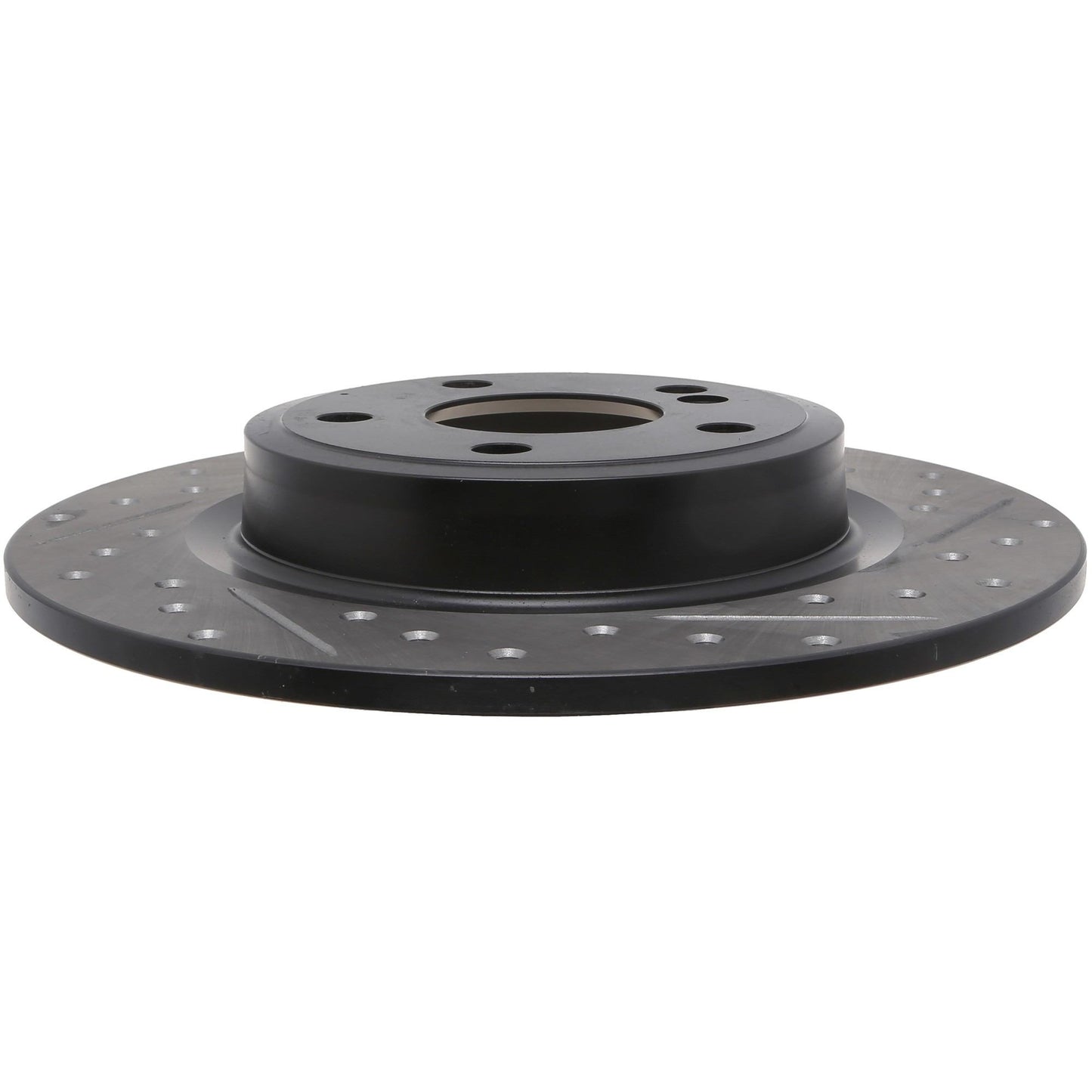 StopTech Sport Drilled/Slotted Brake Rotor; Rear Left