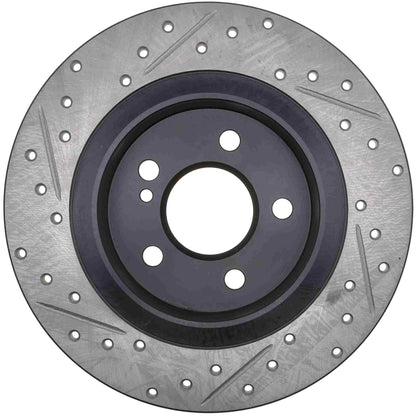 StopTech Sport Drilled/Slotted Brake Rotor; Rear Left