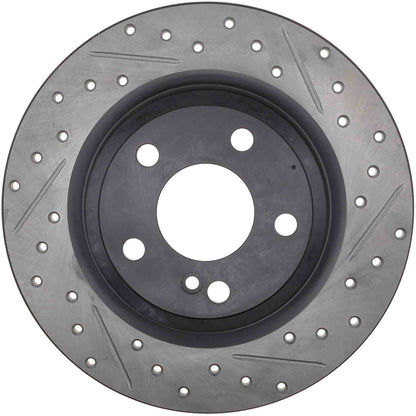 StopTech Sport Drilled/Slotted Brake Rotor; Rear Left