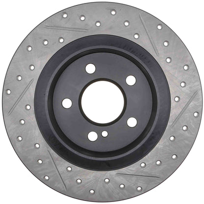 StopTech Sport Drilled/Slotted Brake Rotor; Rear Right